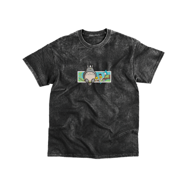 Totoro - Playera - Acid Wash