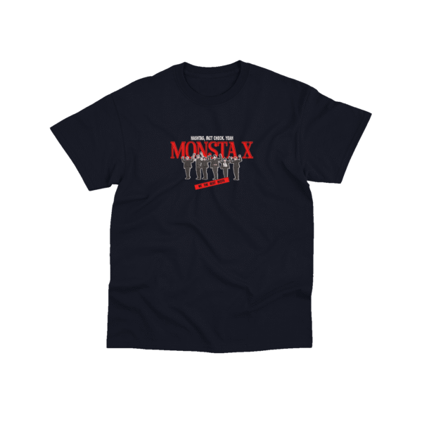 Monsta X - Playera - Azul Marino