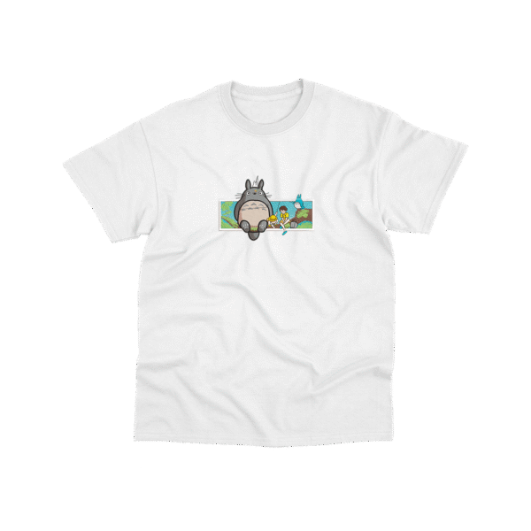Totoro - Playera - Blanco