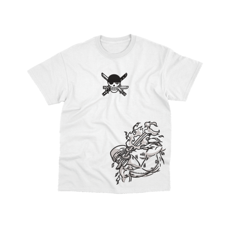 Zoro Roronoa - Playera - Blanco