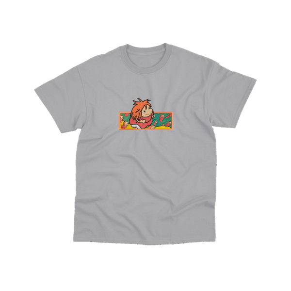 Ponyo - Playera - Gris