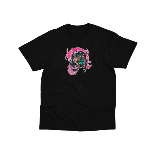 Zoro Dragon 2 - Playera - Negro