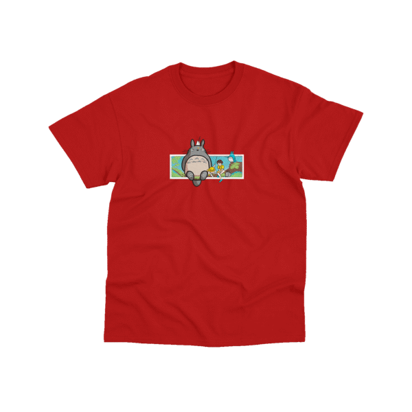 Totoro - Playera - Rojo