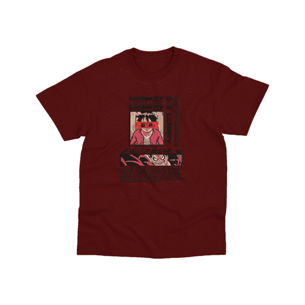 Luffy Red - Playera - Vino