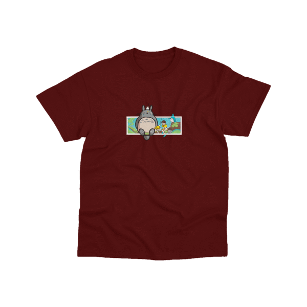 Totoro - Playera - Vino