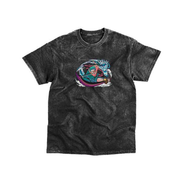 Roronoa Zoro - Playera - Acid Wash