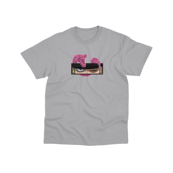 Zoro Dragon - Playera - Gris