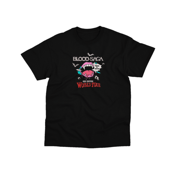 Blood Saga World Tour - Playera - Negro
