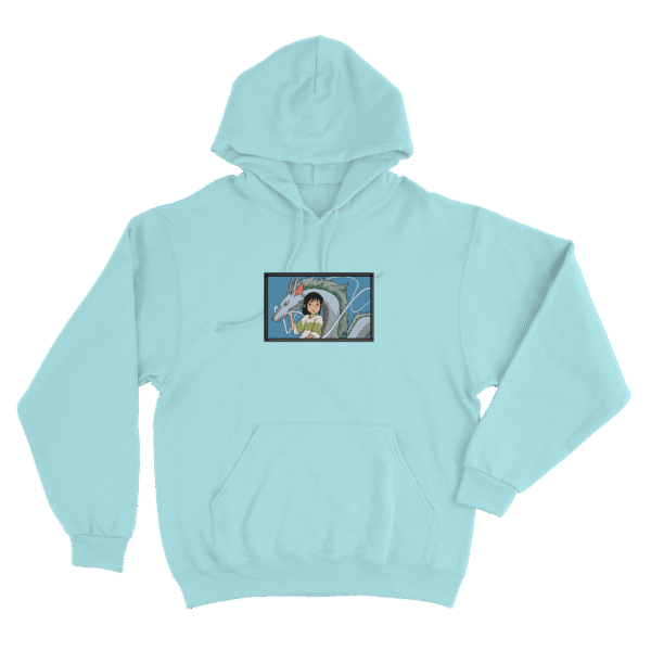 Haku x Chihiro - Sudadera - Azul Cielo