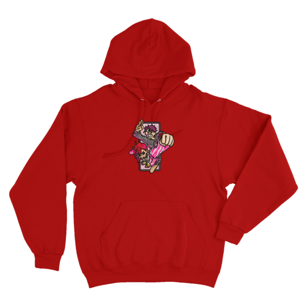Okarun x Momo - Sudadera - Rojo