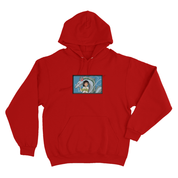 Haku x Chihiro - Sudadera - Rojo