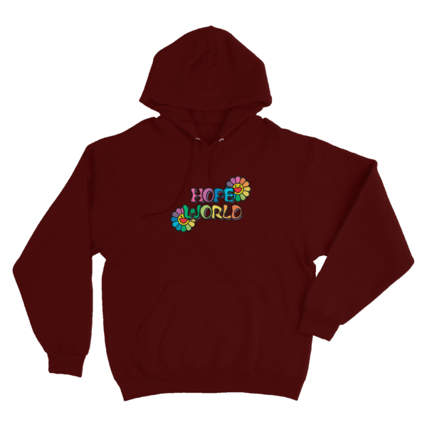 Hope World - Sudadera - Vino