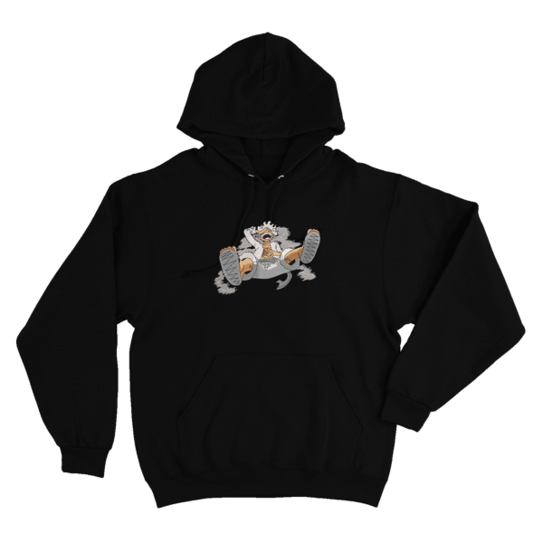 Luffy Gear 5 White - Sudadera - Negro