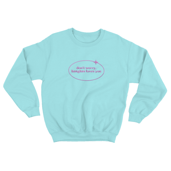 Dont Worry Bangtan Loves You - Sueter - Azul Cielo