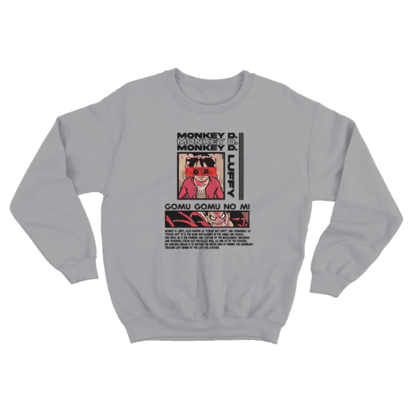 Luffy Red - Sueter - Gris